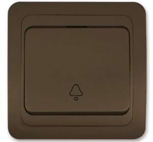 Wyłącznik dzwonkowy 1/0 - czekolada 010206