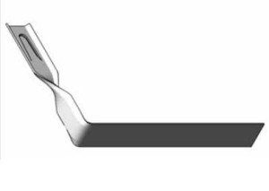 Uchwyt odgromowy kątowy przedłużony skręcony (ALG205)