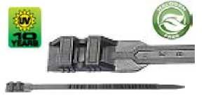 Opaski kablowe z podwójnym zapięciem VPDXE 9/780 czarne