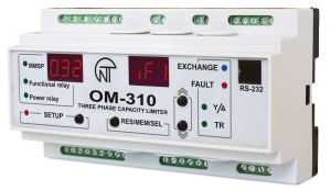 Trójfazowy ogranicznik poboru mocy OM-310 (SCADA) NOVATEK
