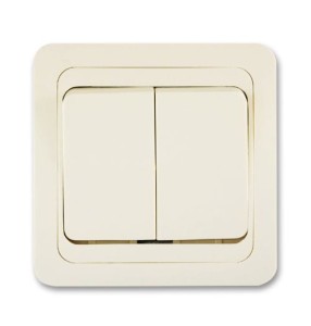 Przełącznik świecznikowy (5) - kość słoniowa 012502