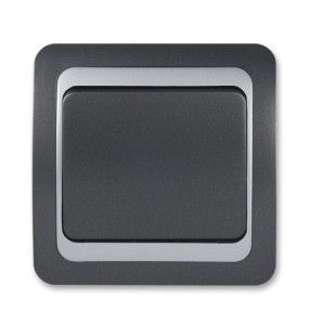 Przełącznik krzyżowy (7) - antracyt-aluminium- antracyt 011725