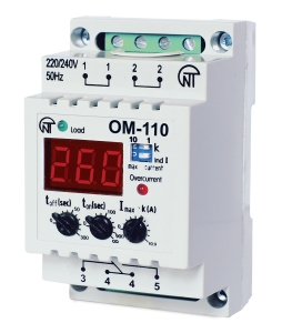 Jednofazowy ogranicznik poboru mocy OM-110 NOVATEK