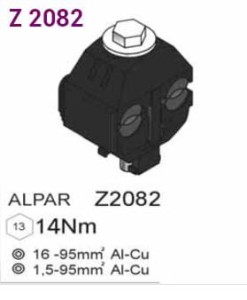 Zacisk przebijający dwustronny Al-Cu 16-95/1,5-95 (ALZ2082)