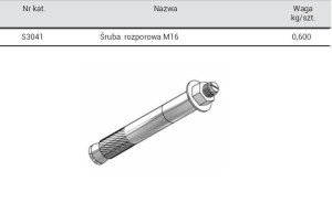 Śruba rozporowa M16 (ALS3041)