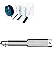 Giętki wąż termokurczliwy samogasnący 2:1 żółty 12,7/6,4 szpula 8m (HI30065)