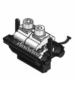 Zacisk przebijający dwustronny Al 16-95 do ogranicznika (ALZ3)