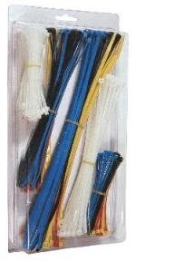 Zestaw opasek kablowych kolorowych (HI022210)