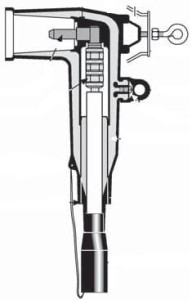 Głowica konektorowa na kabel 240 Cu kątowa 400A 3xK400LR-27-240 Cu Euromold 12/20kV
