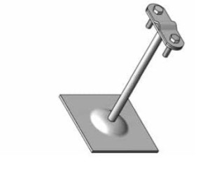 Uchwyt uniwersalny pod papę (ALG306)