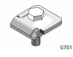 Złącze odgromowe uniwersalne jednośrubowe (ALG701)