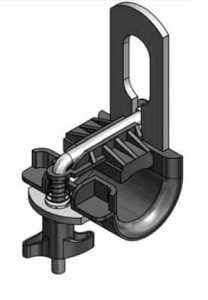 Uchwyt przelotowy uniwersalny 2x25-4x120 mocny (ALZ224/M)