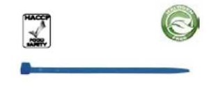 Opaski kablowe z tlenkiem żelaza VPDT 5/280 niebieskie