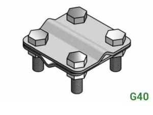 Złącze krzyżowe czterośrubowe (ALG40)