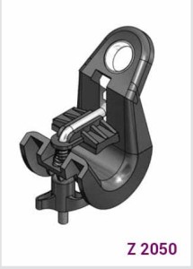 Uchwyt przelotowy z tworzywa 2/4x16-120 (ALZ2050)