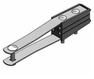 Uchwyt końcowy 2x25-50 (ALZ4031)