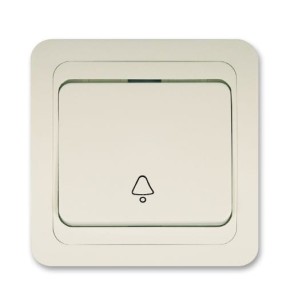 Wyłącznik dzwonkowy 1/0 - kość słoniowa 010202