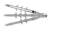 Termokurczliwa głowica napowietrzna na 1 kabel 3-żyłowy 6TTME3.300/1000+KIT MTP3 Euromold 3,6/6 i 6/6kV 120-300mm?