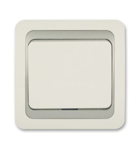 Przełącznik krzyżowy (7) - kość słon.-nikiel- kość słon. 011724