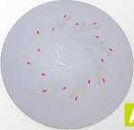 Plafon LED RC05-10W WW barwa ciepła